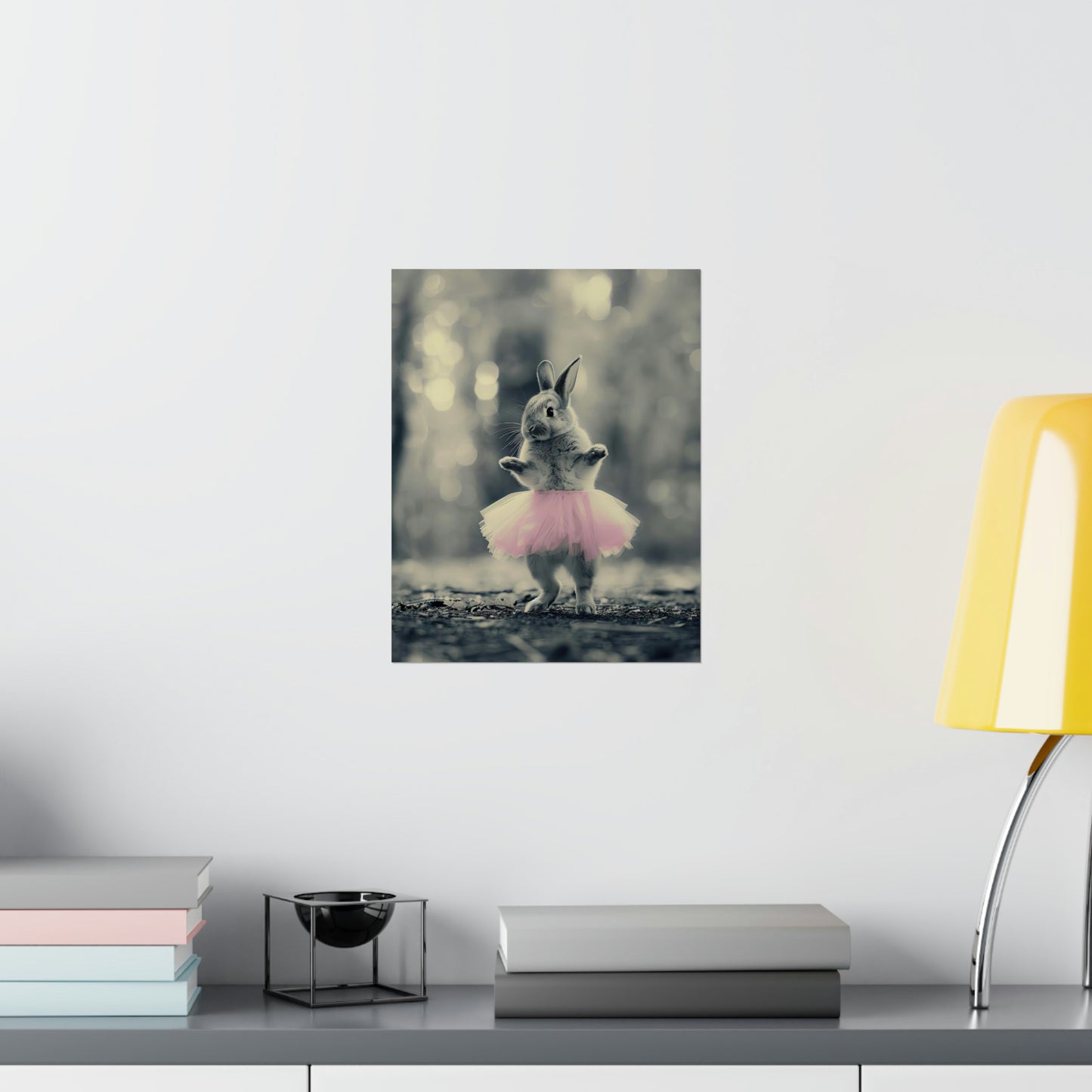 Rabbit Tutu, Rabbit Wall Art