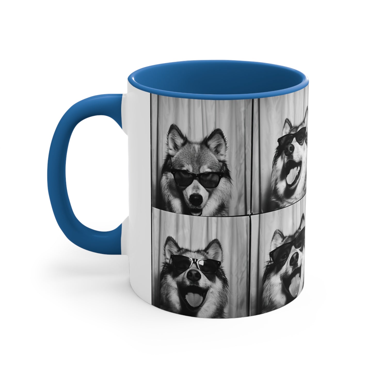 Wolf Photo Booth Accent Coffee Mug, 11oz