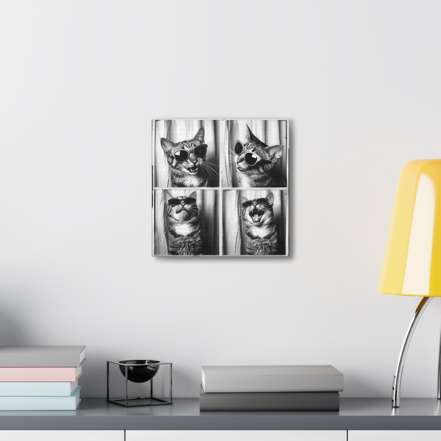 Tabby Cat Photo Booth Canvas