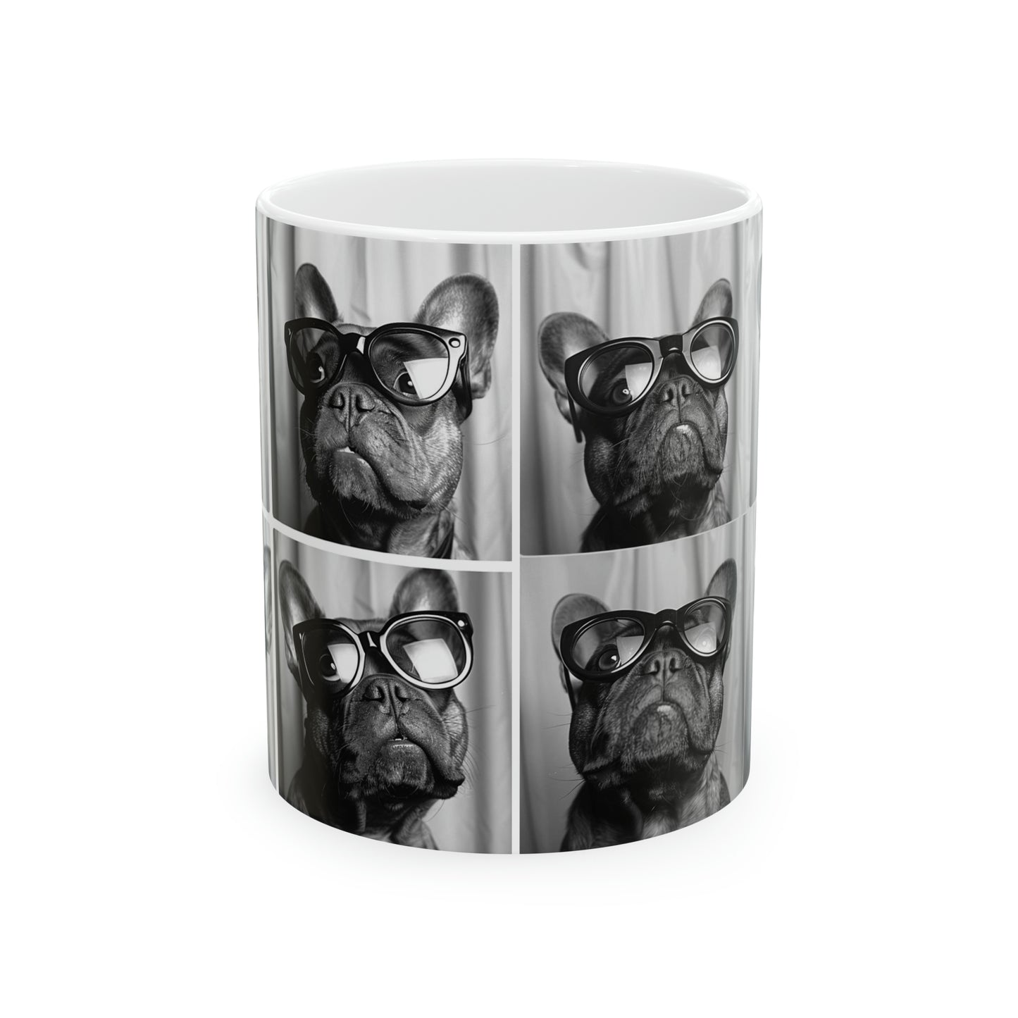 French Bulldog Photo Booth 11oz Mug