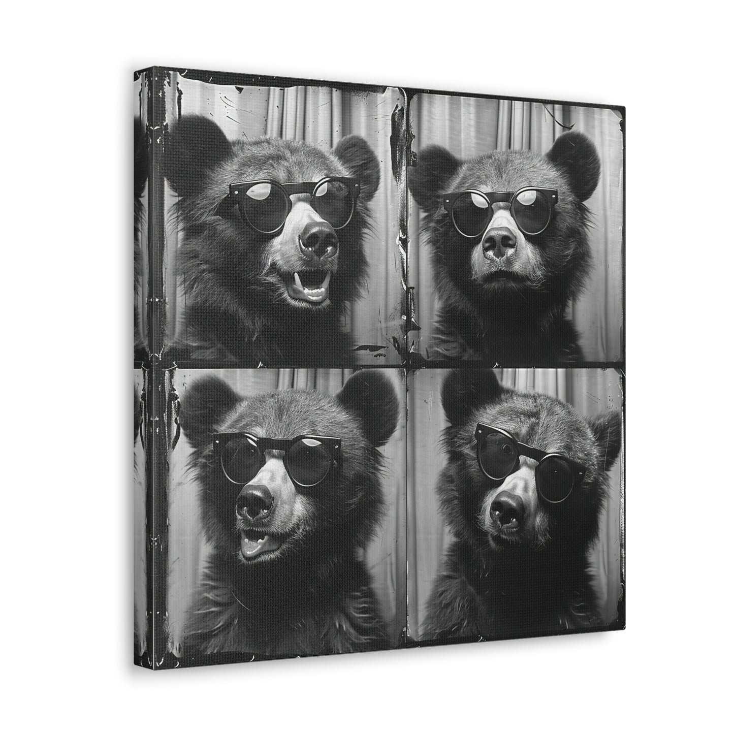 Bear Photo Booth Canvas