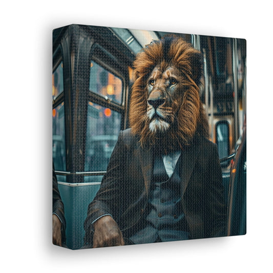 Lion Subway Canvas