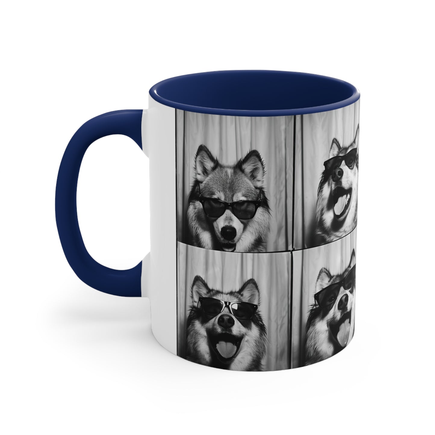 Wolf Photo Booth Accent Coffee Mug, 11oz