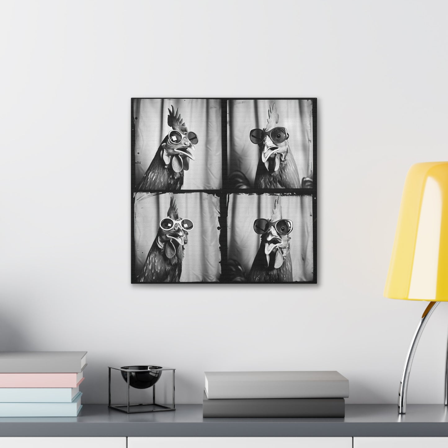 Chicken Photo Booth Canvas