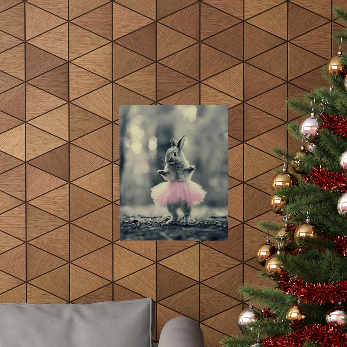 Rabbit Tutu, Rabbit Wall Art