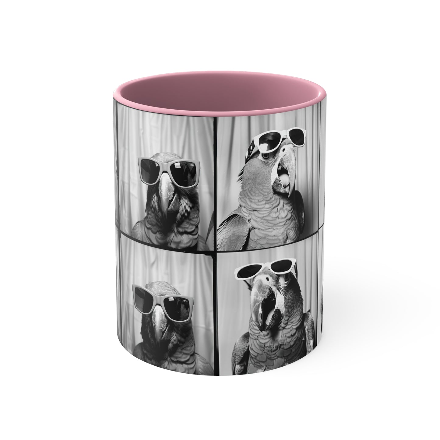 Parrot Photo Booth Accent Coffee Mug, 11oz