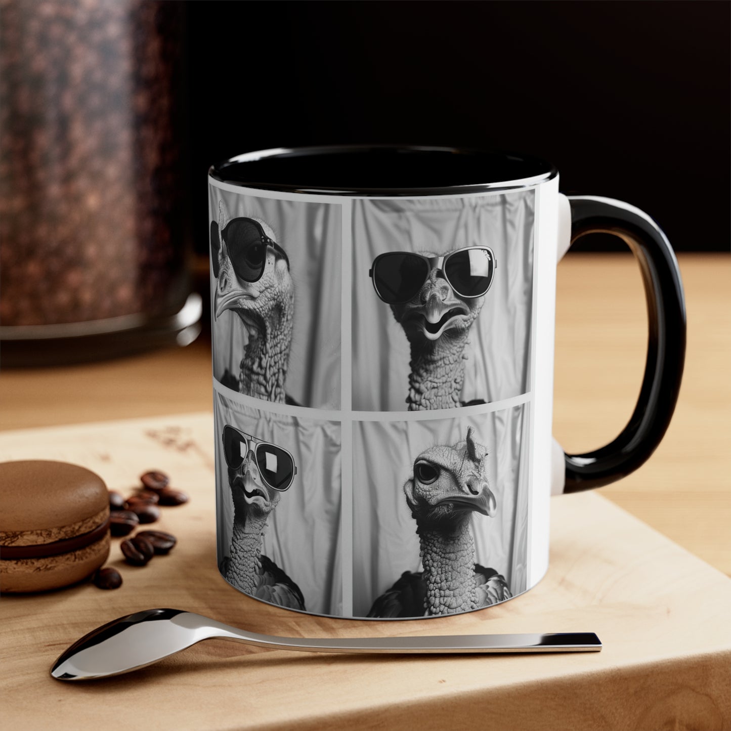 Turkey Photo Booth Accent Coffee Mug, 11oz