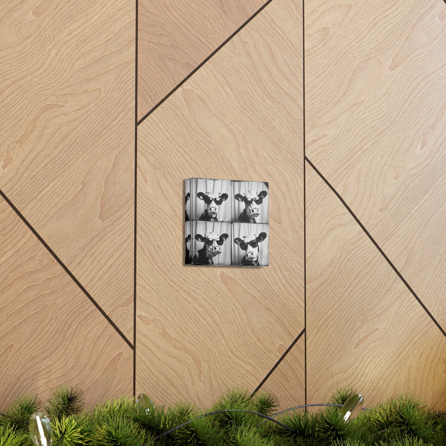 Cow Photo Booth Canvas