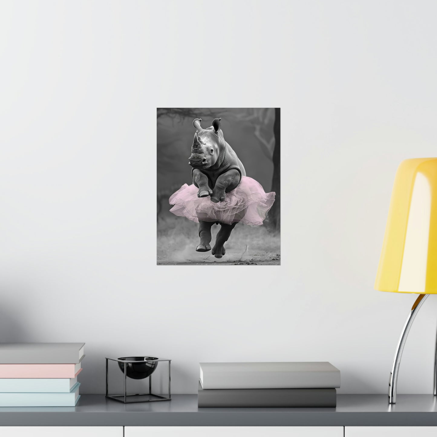 Rhino Tutu, Rhino Wall Art