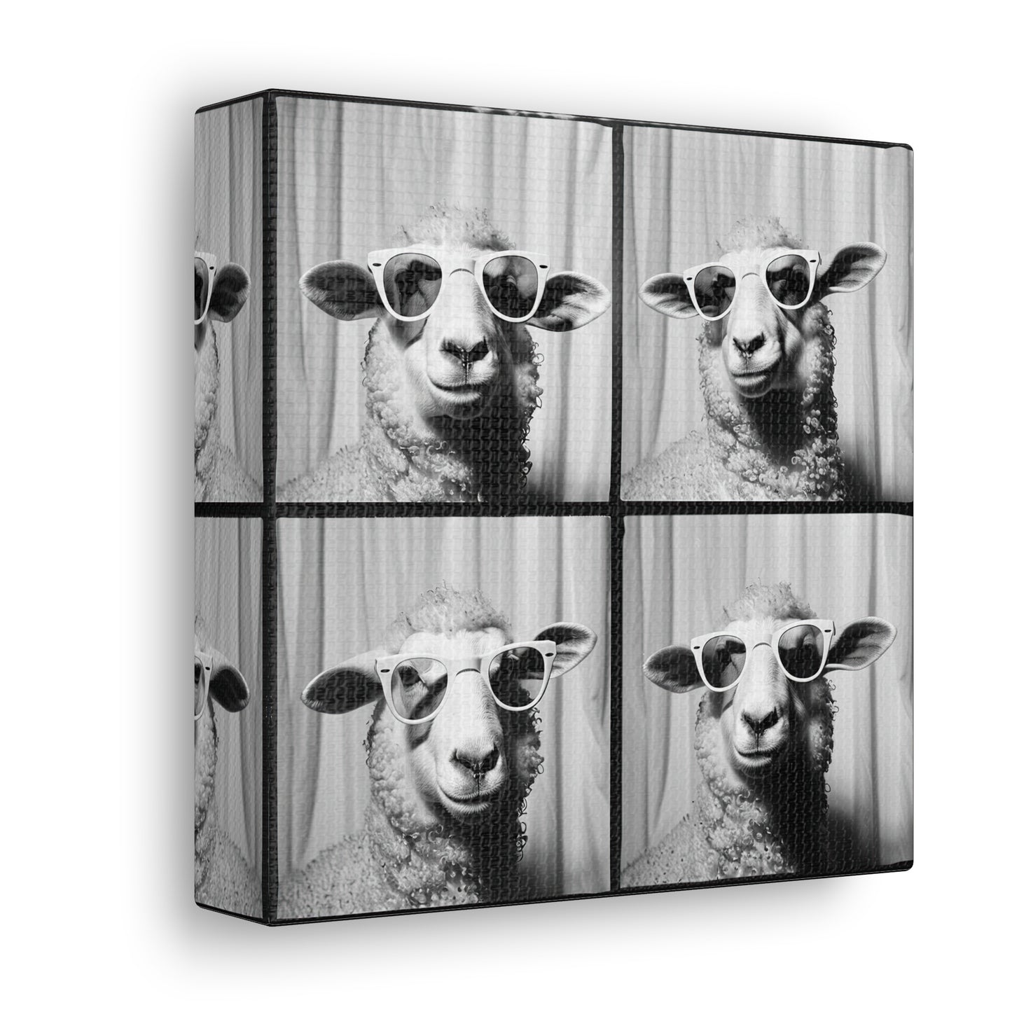 Sheep Photo Booth Canvas