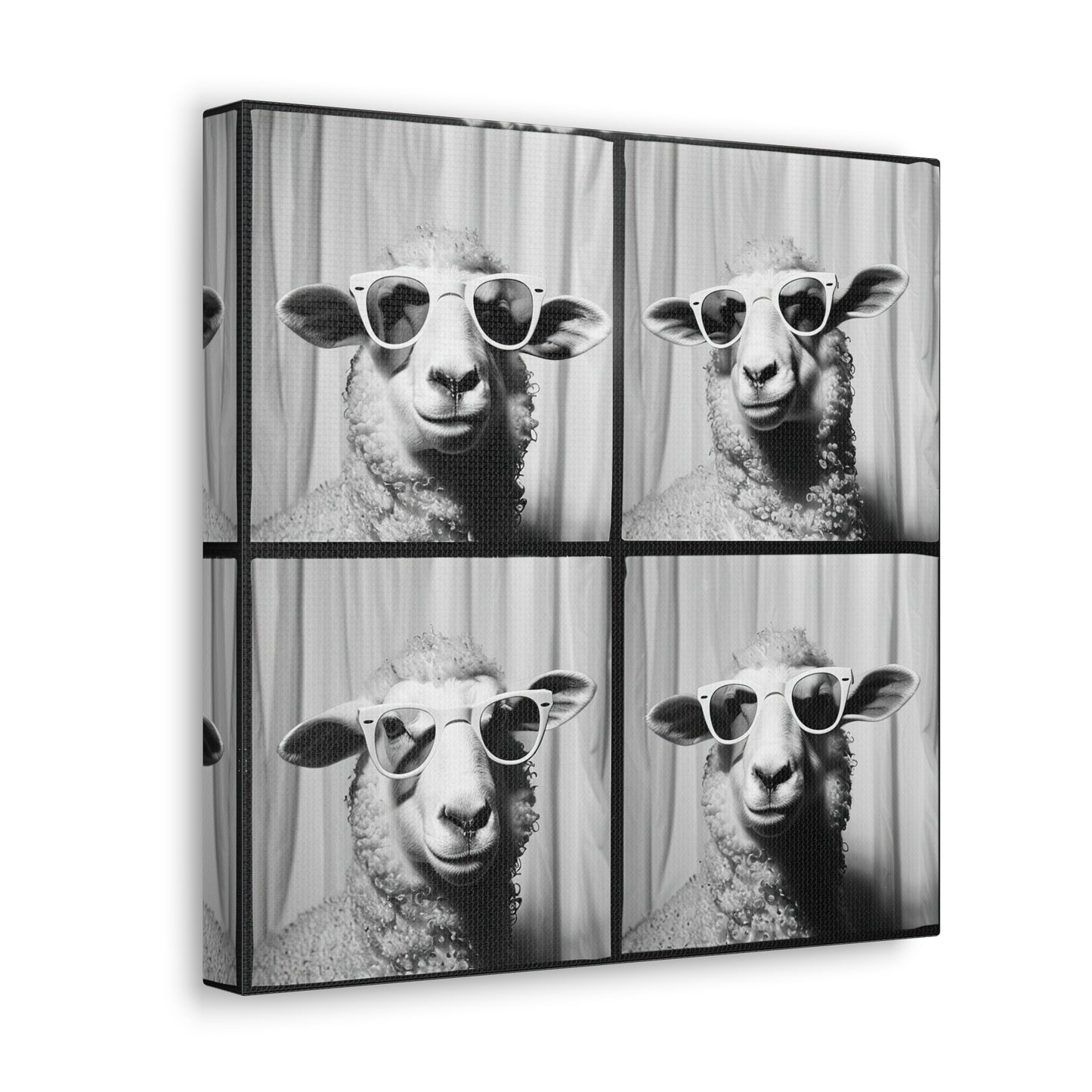 Sheep Photo Booth Canvas