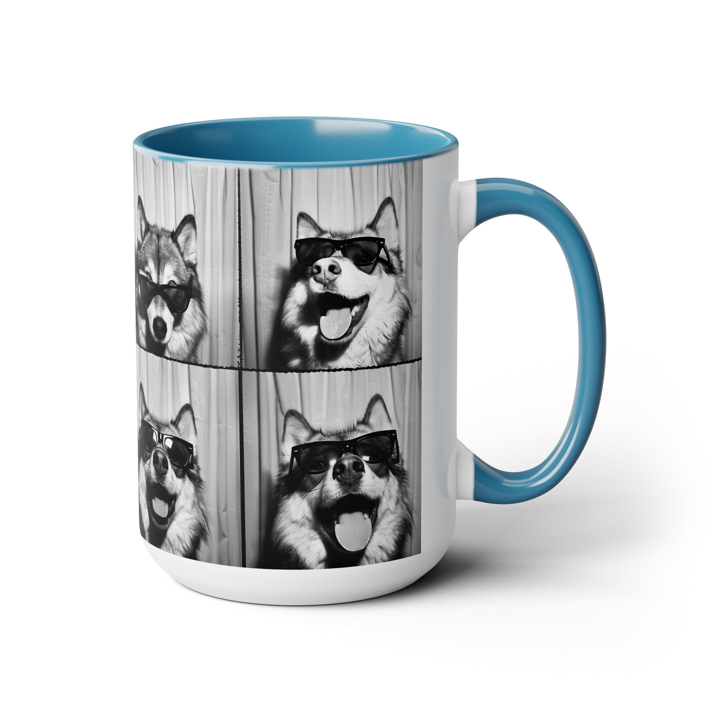 Wolf Photo Booth Accent Coffee Mug, 11oz