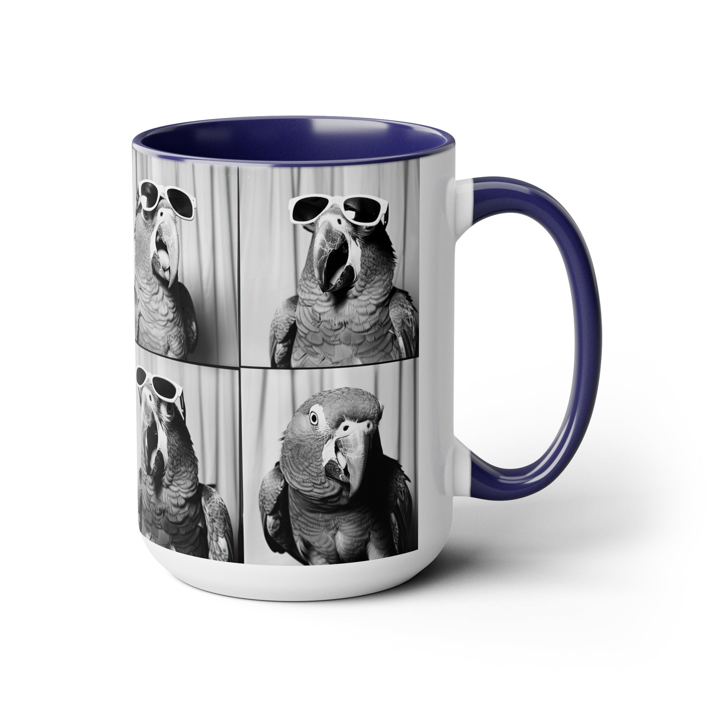 Parrot Photo Booth Accent Coffee Mug, 11oz