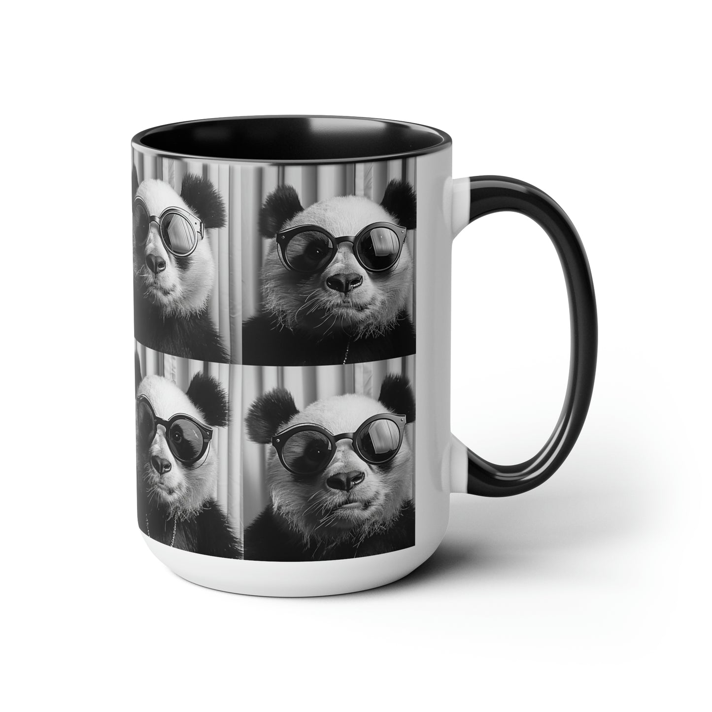 Panda Photo Booth Accent Coffee Mug, 11oz