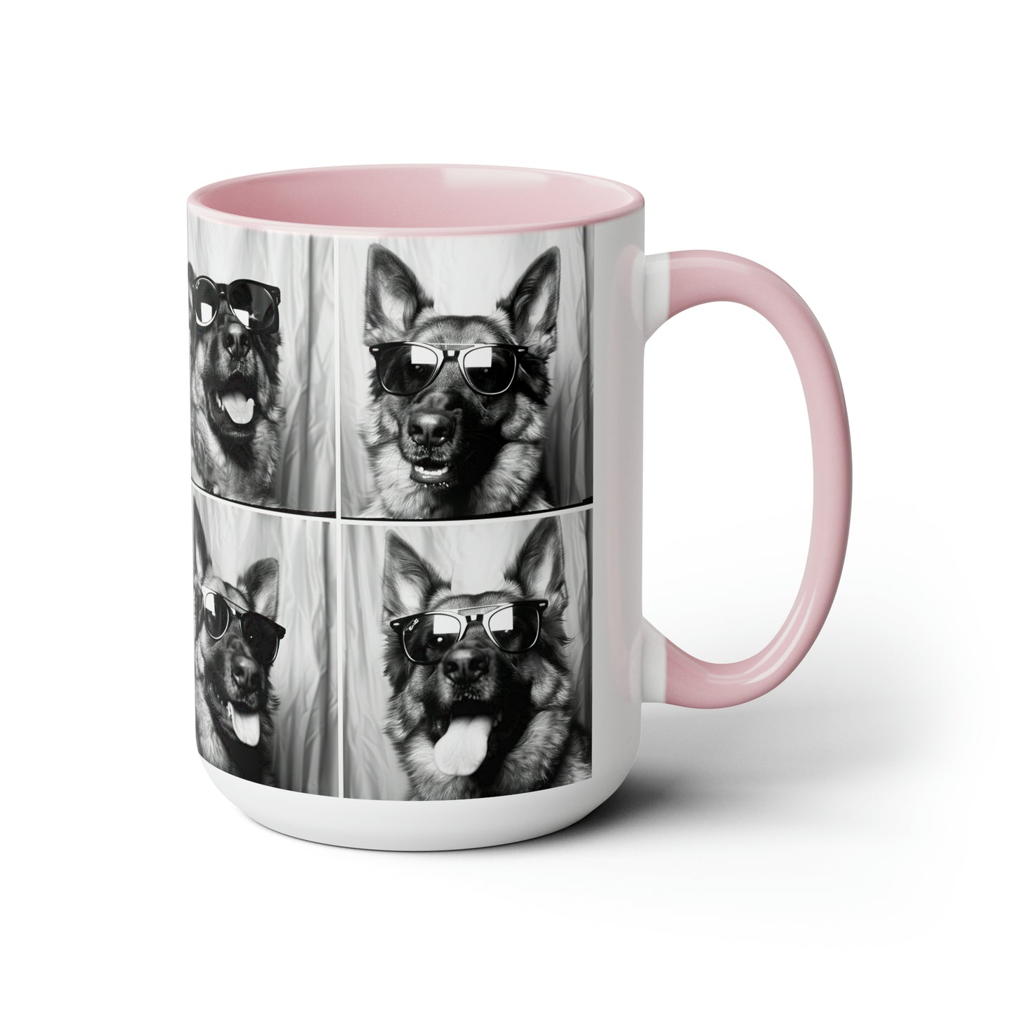 German Shephard Photo Booth Accent Coffee Mug, 11oz