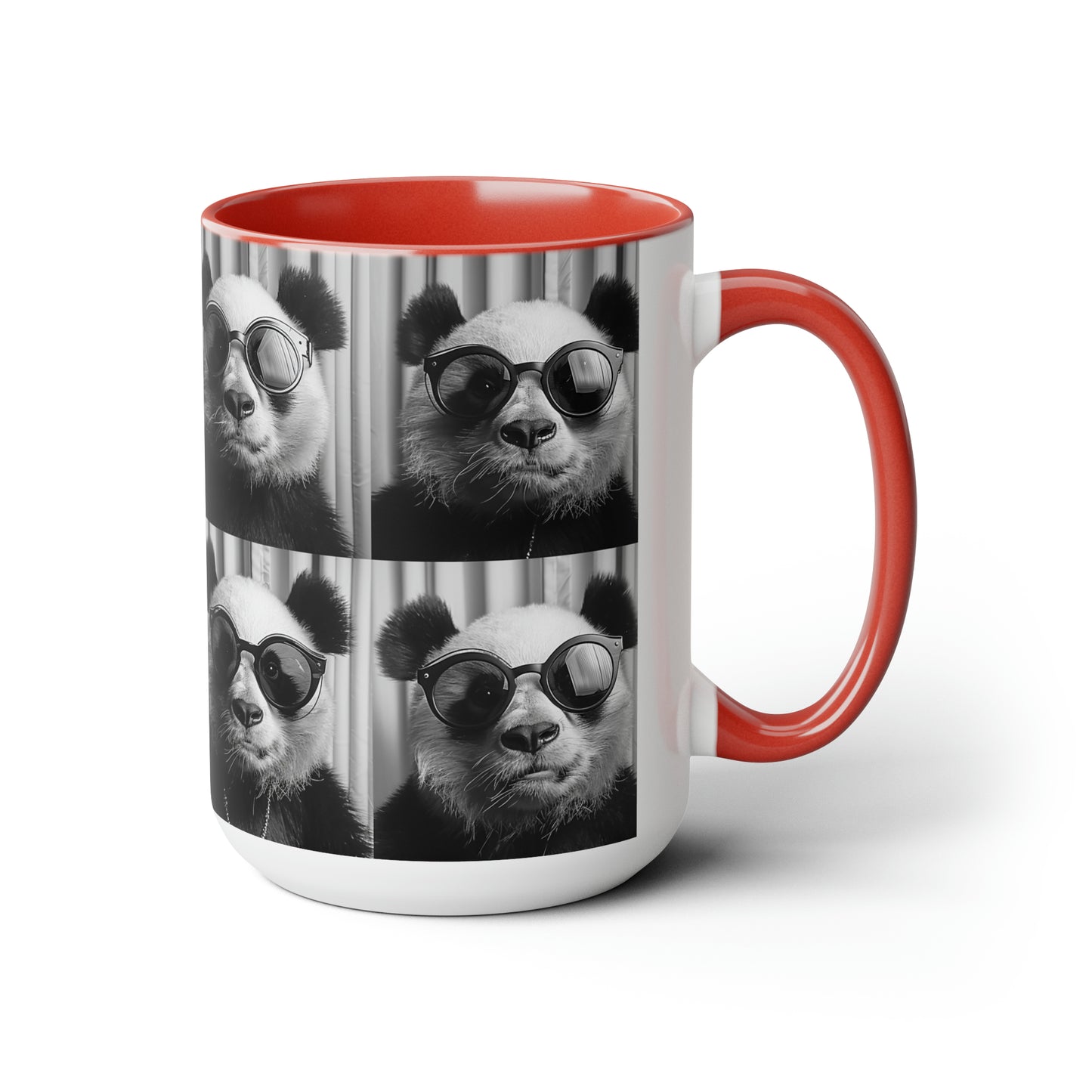 Panda Photo Booth Accent Coffee Mug, 11oz